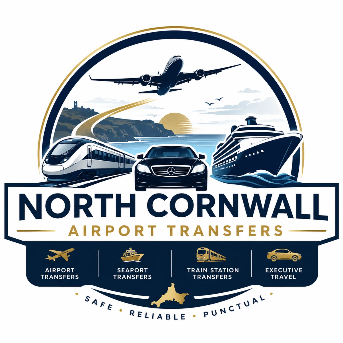 North Cornwall Airport Transfers logo