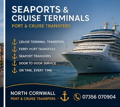 Cruise ship at port